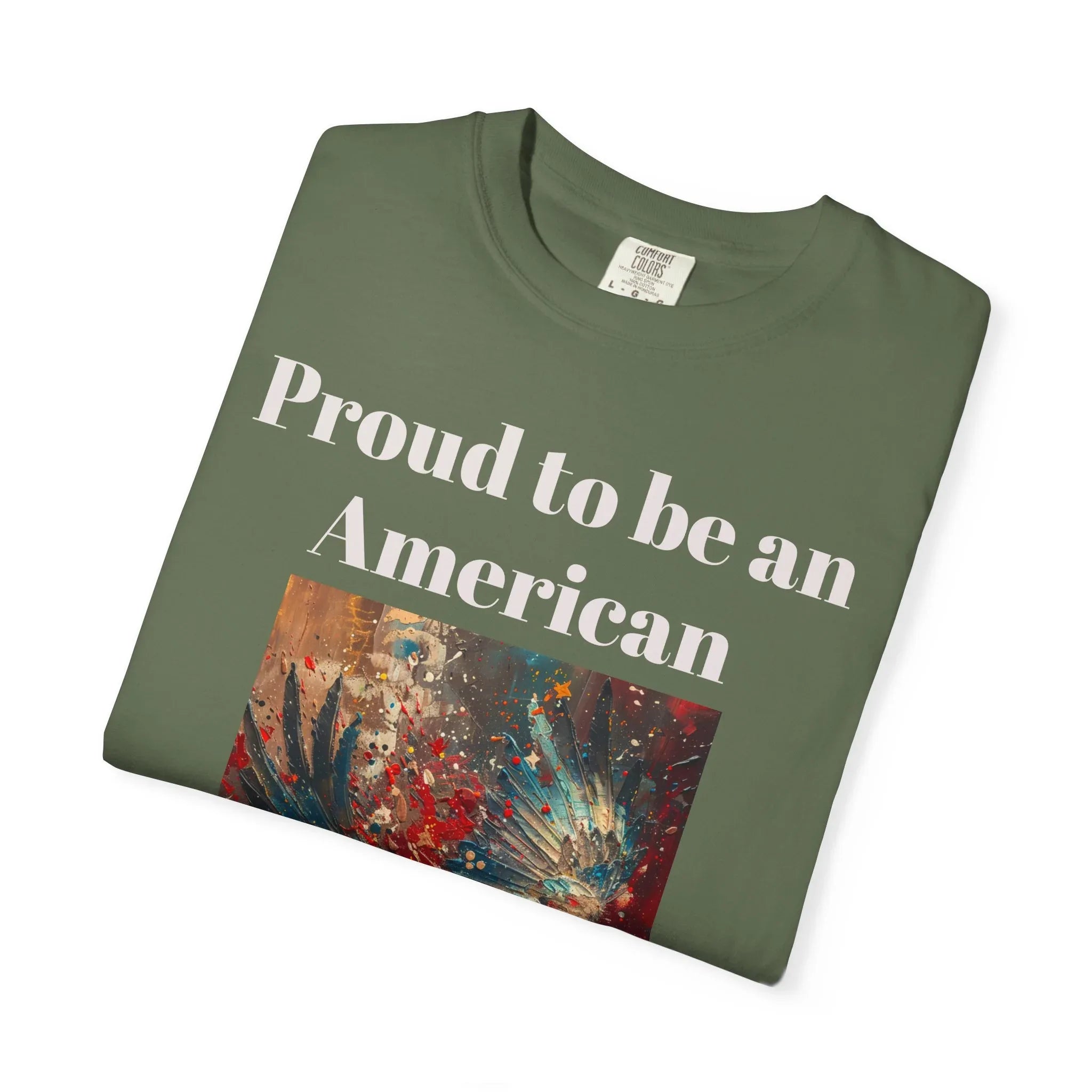 Patriotic Eagle T-Shirt, Proud to be an American Tee, Unisex Graphic T-Shirt, Independence Day Gift, Casual Wear, Eagle Design Shirt - 250 USA Celebration