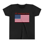 All American Teen Youth Tee - Patriotic American Flag Shirt for Teens