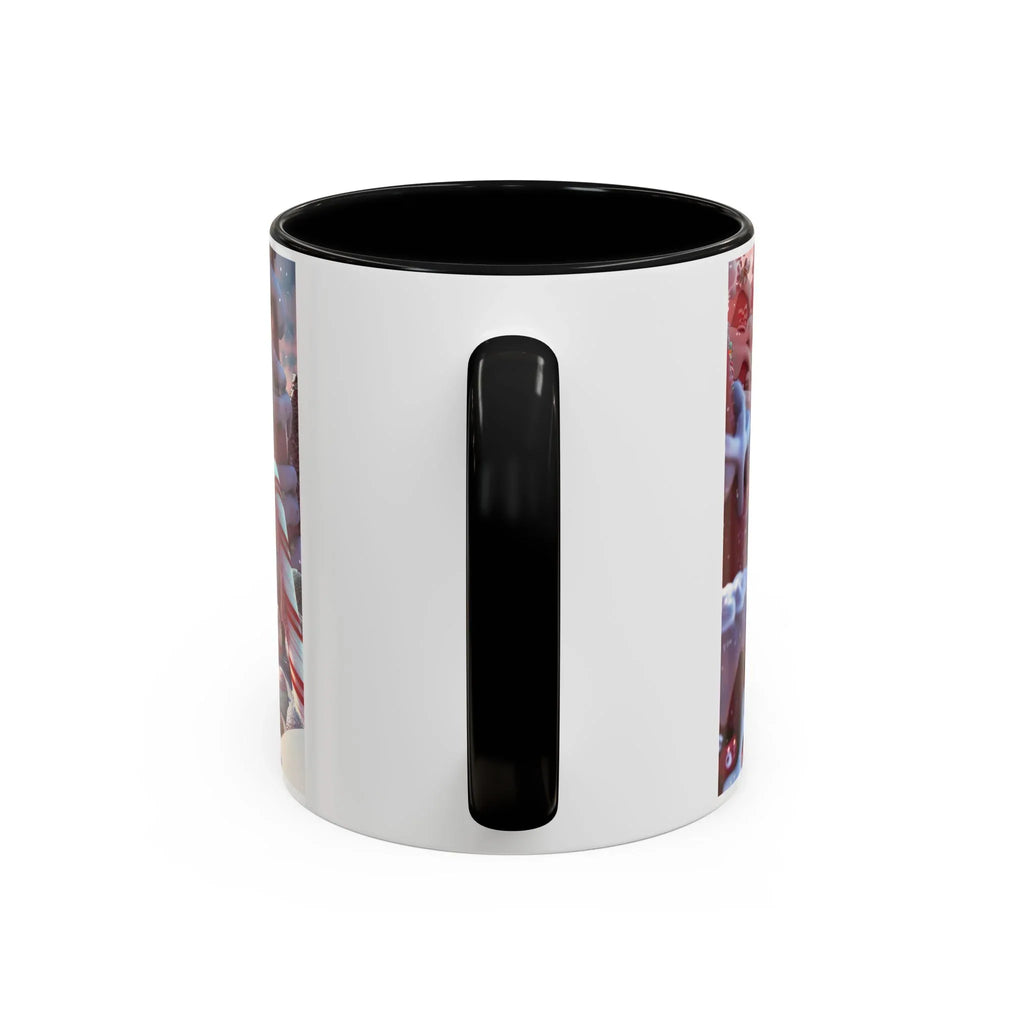 Coffee Mug, Festive Santa in Candy Wonderland, 11oz, 15oz, Tim Burton Style, Whimsical Holiday Cup, Christmas Gift, Hot Cocoa Mug - 250 USA Celebration