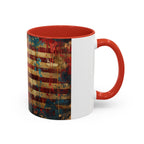 Liberty Statue American Flag Coffee Mug — Patriotic Vintage Accent Mug (11/15oz)