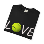 Tennis Ball LOVE T-Shirt | Tennis Lover Shirt, Sports Graphic Tee - 250 USA Celebration