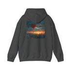 Romantic Sunset Hoodie with Hot Air Balloon, Unisex Sweatshirt for Valentines Day, Valentine's Day T-Shirts, Personalized Valentine's Gifts - 250 USA Celebration