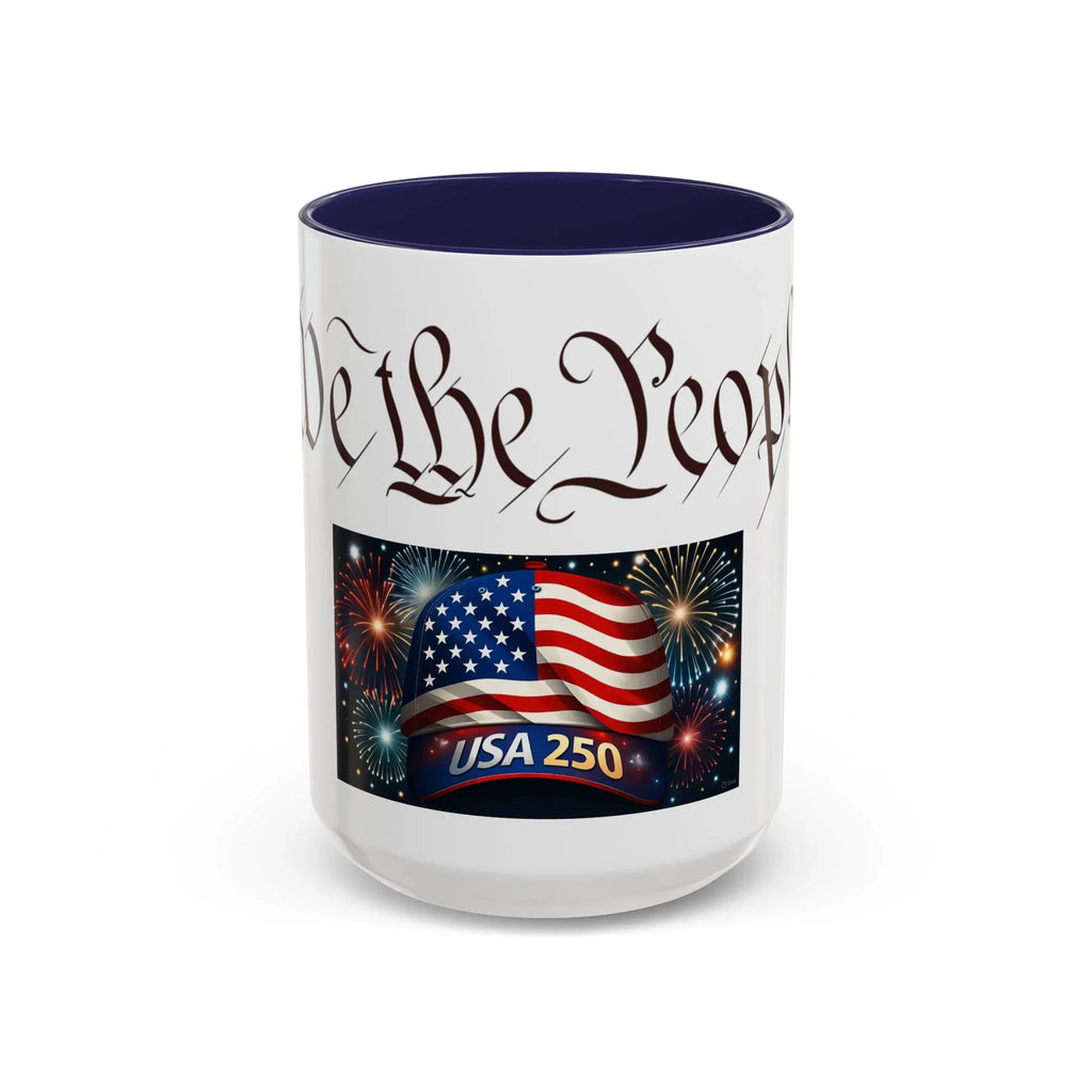 Accent Coffee Mug (11, 15oz) - 250 USA Celebration