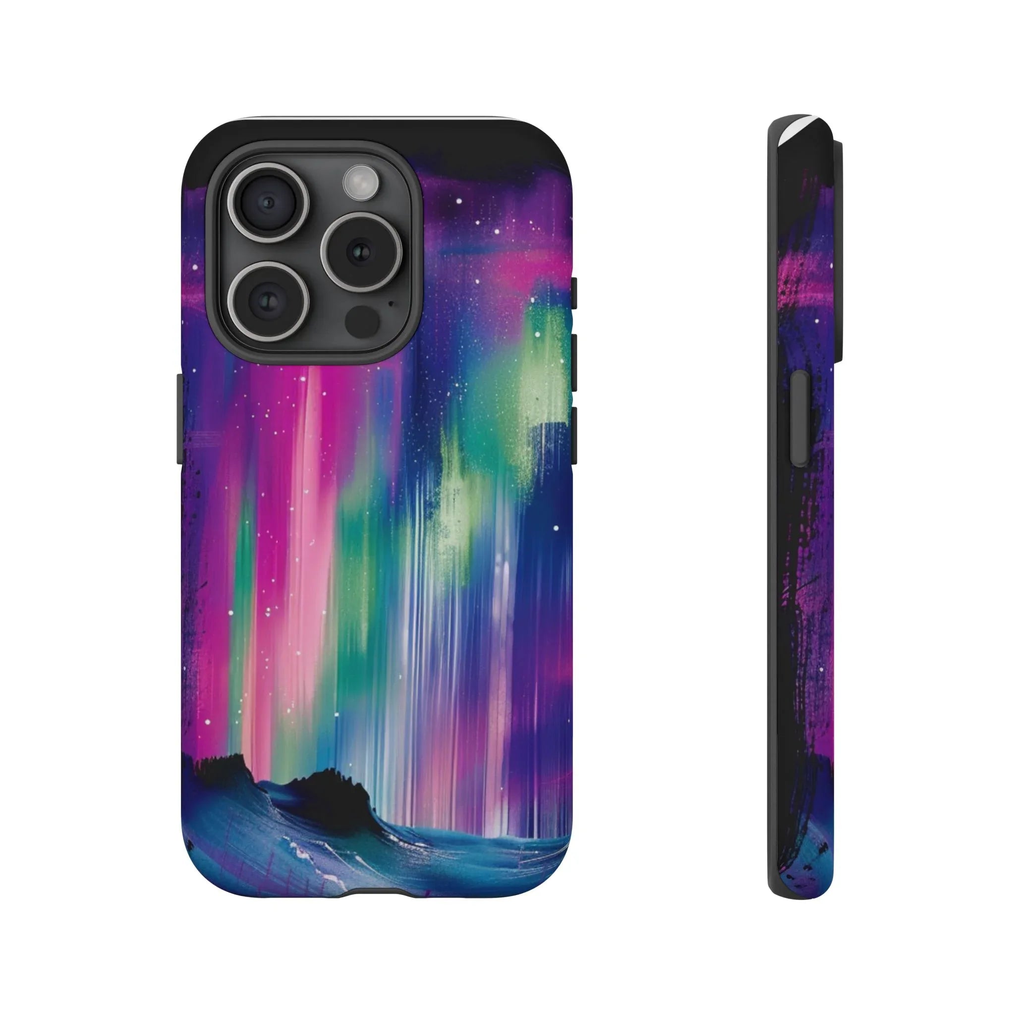 Aurora Borealis Phone Case | Tough iPhone Case, Northern Lights Sky - 250 USA Celebration