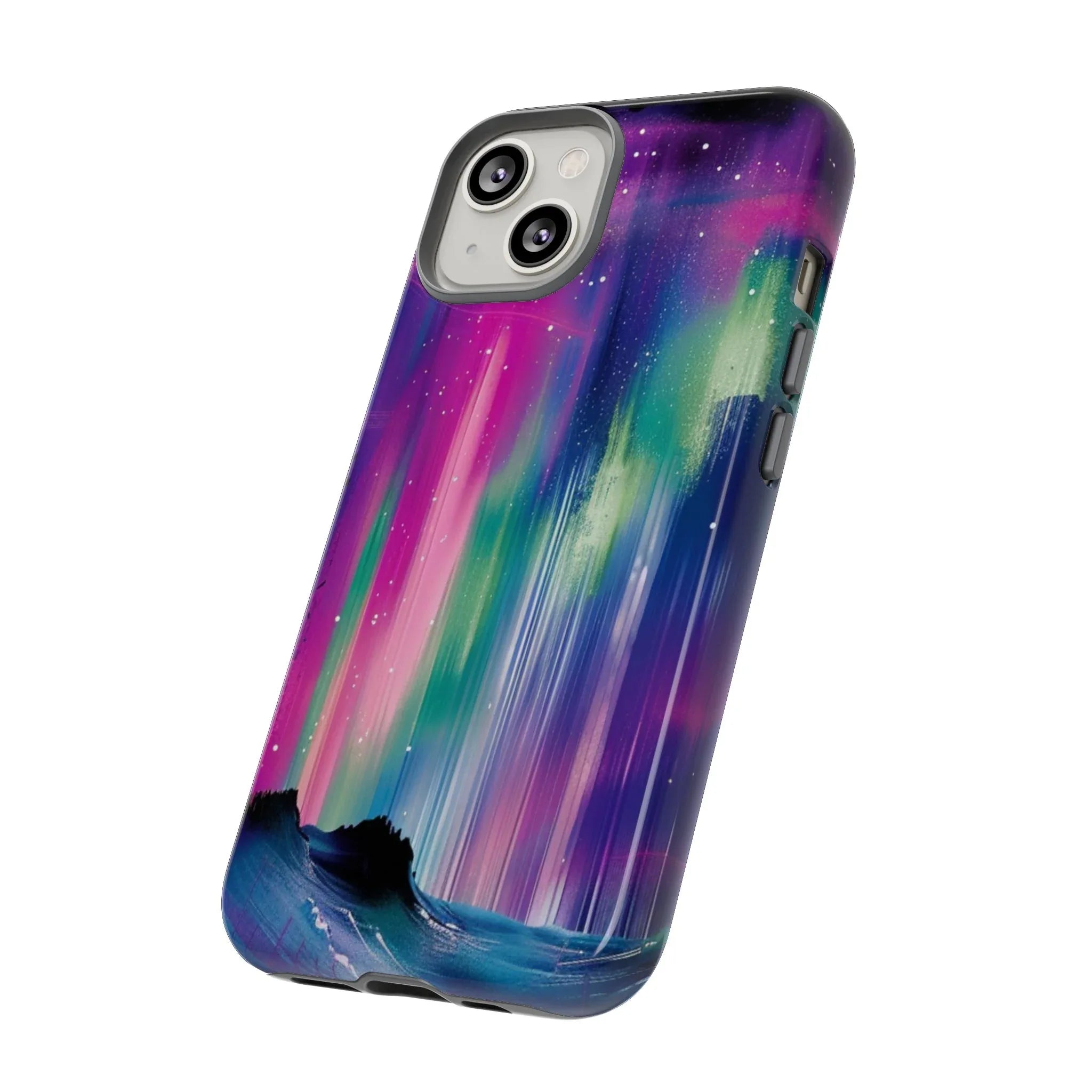 Aurora Borealis Phone Case | Tough iPhone Case, Northern Lights Sky - 250 USA Celebration