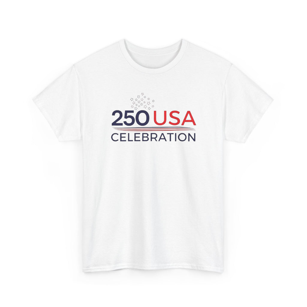 America 250 Tee Shirt | Official 250th Anniversary Edition - 250 USA Celebration Chest Logo Tee | Fourth of July Americana T-Shirt