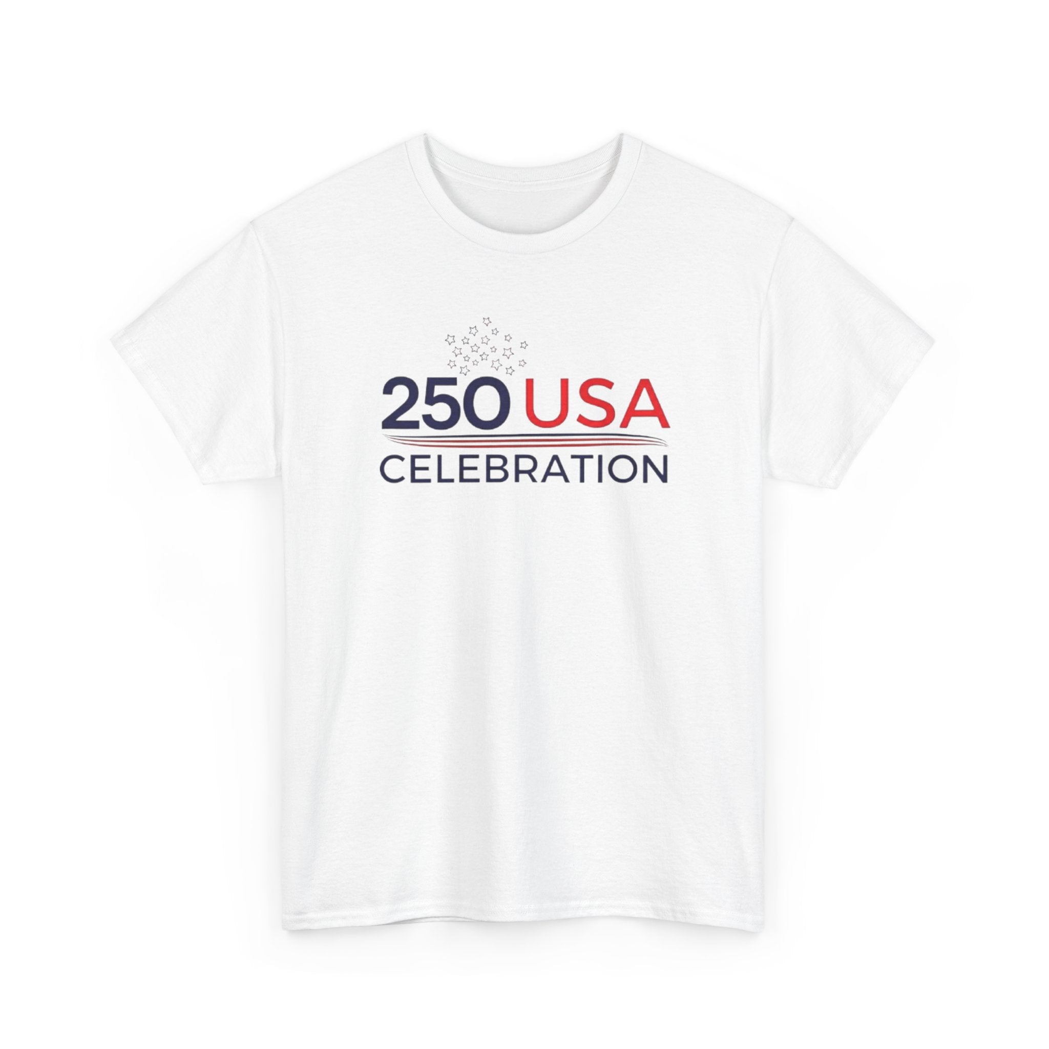 America 250 Tee Shirt | Official 250th Anniversary Edition - 250 USA Celebration Chest Logo Tee | Fourth of July Americana T-Shirt