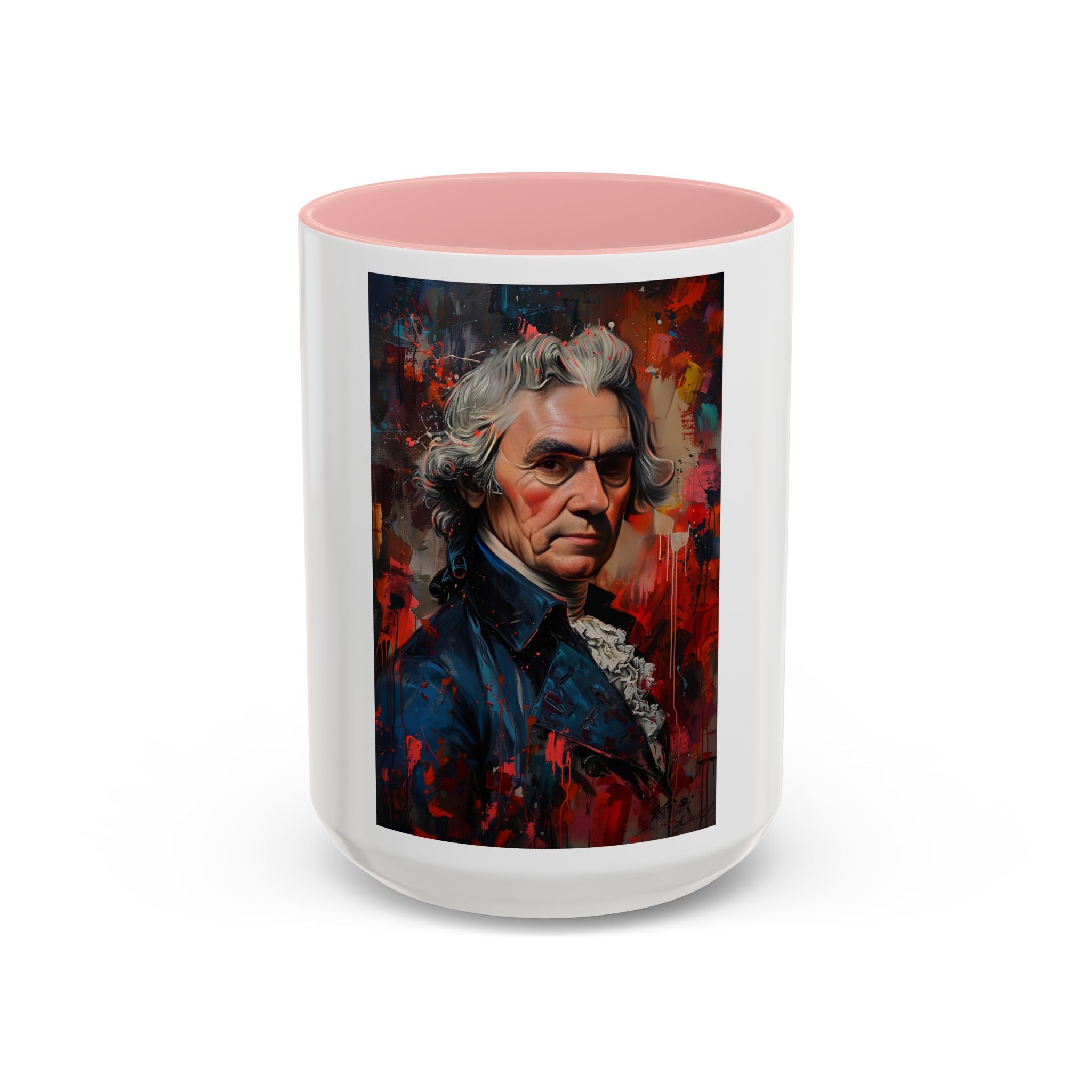 Thomas Jefferson Portrait Art Coffee Mug — Vintage Style Accent Mug