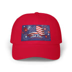 USA 250 American Flag Fireworks Baseball Hat | Patriotic July 4th Cap - 250 USA Celebration