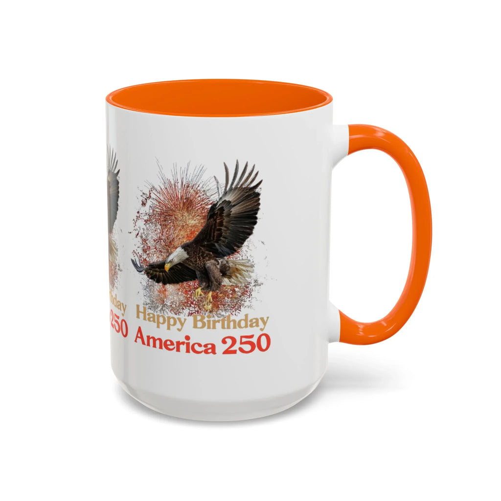 Accent Coffee Mug (11, 15oz) - 250 USA Celebration