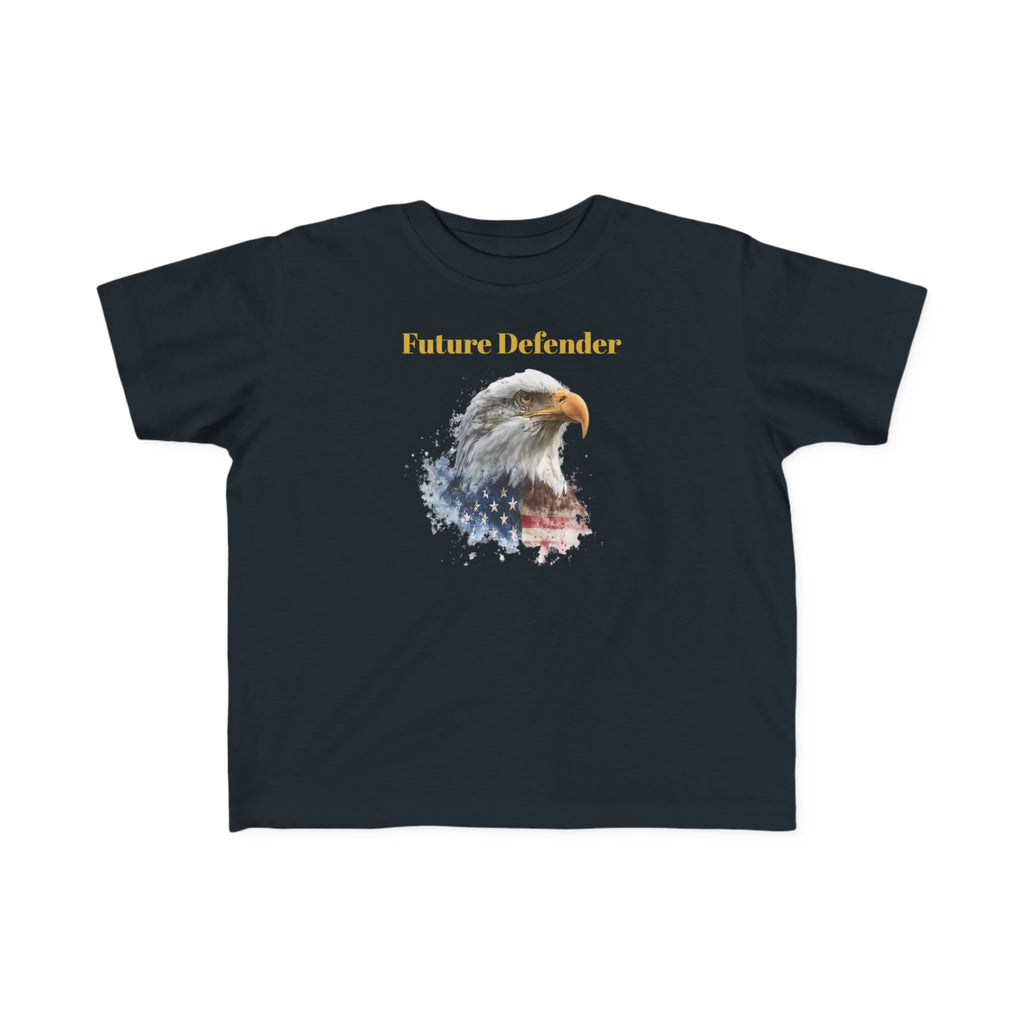 Toddler Tee — "Future Defender" Eagle Kids' Patriotic Shirt