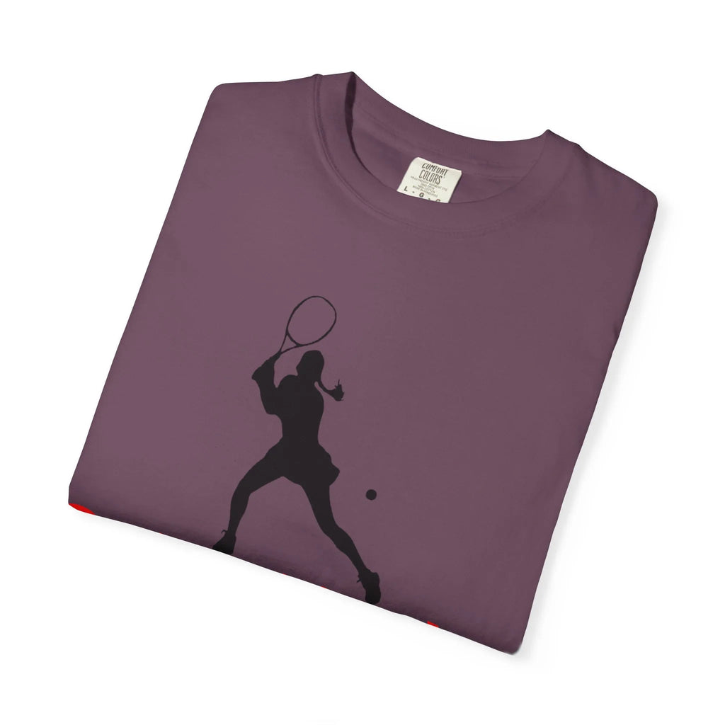 Calm Under Pressure Tennis Player T-shirt | Tennis Graphic Tee - 250 USA Celebration