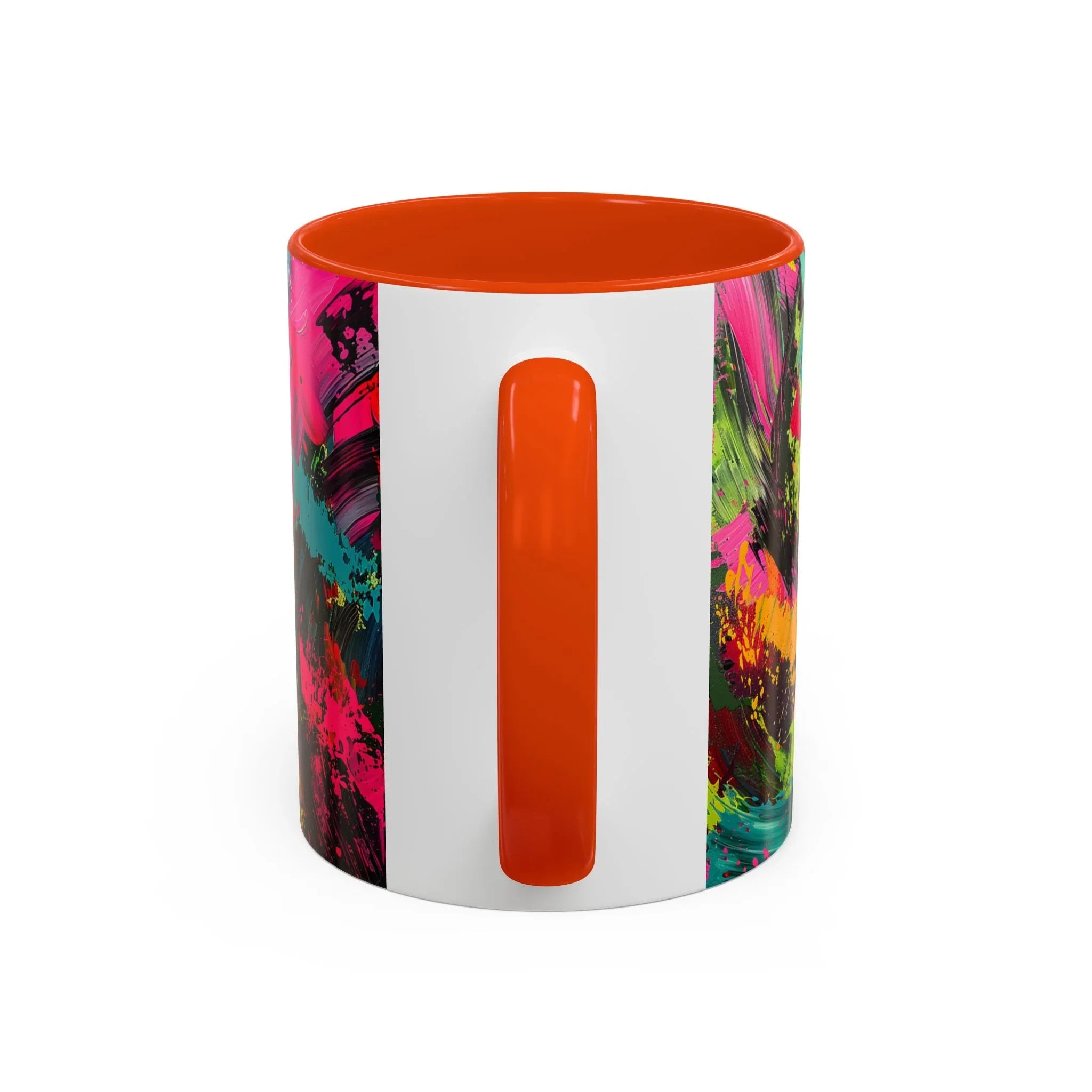 Abstract Colorful Brushstroke Mug | 11oz 15oz Ceramic - 250 USA Celebration