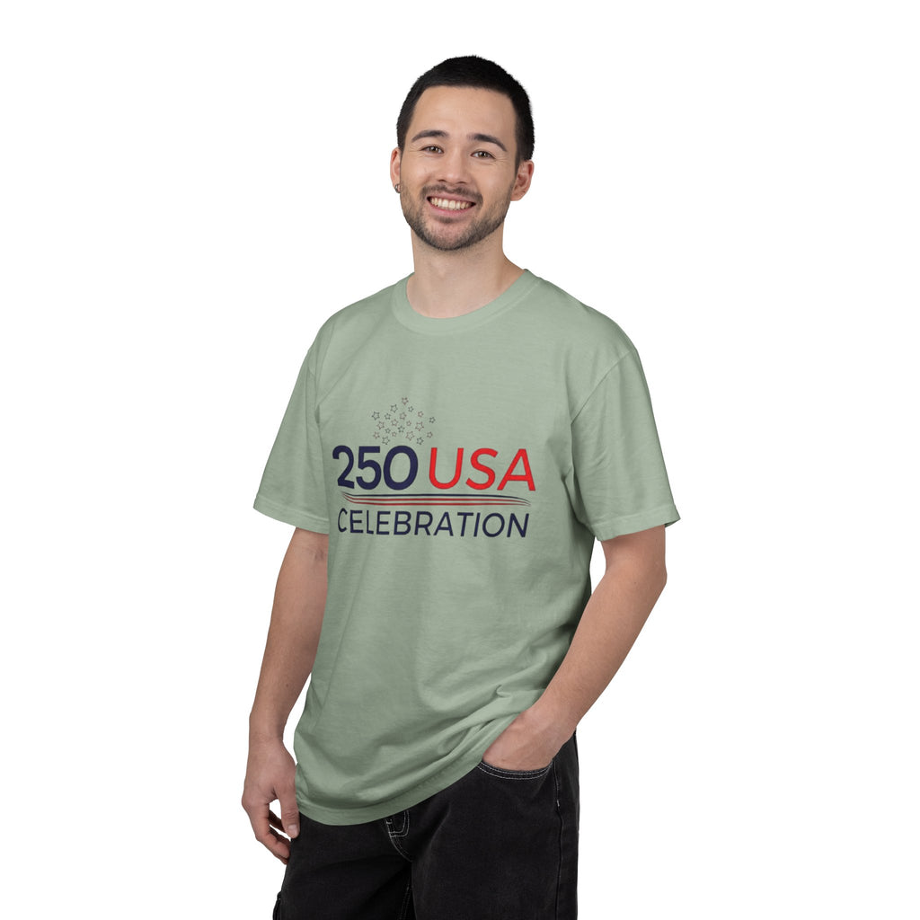250 USA Celebration T-Shirt — Patriotic 250th Anniversary Tee