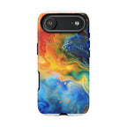 Abstract Colorful Swirl Phone Case | Tough Protective iPhone Cover - 250 USA Celebration