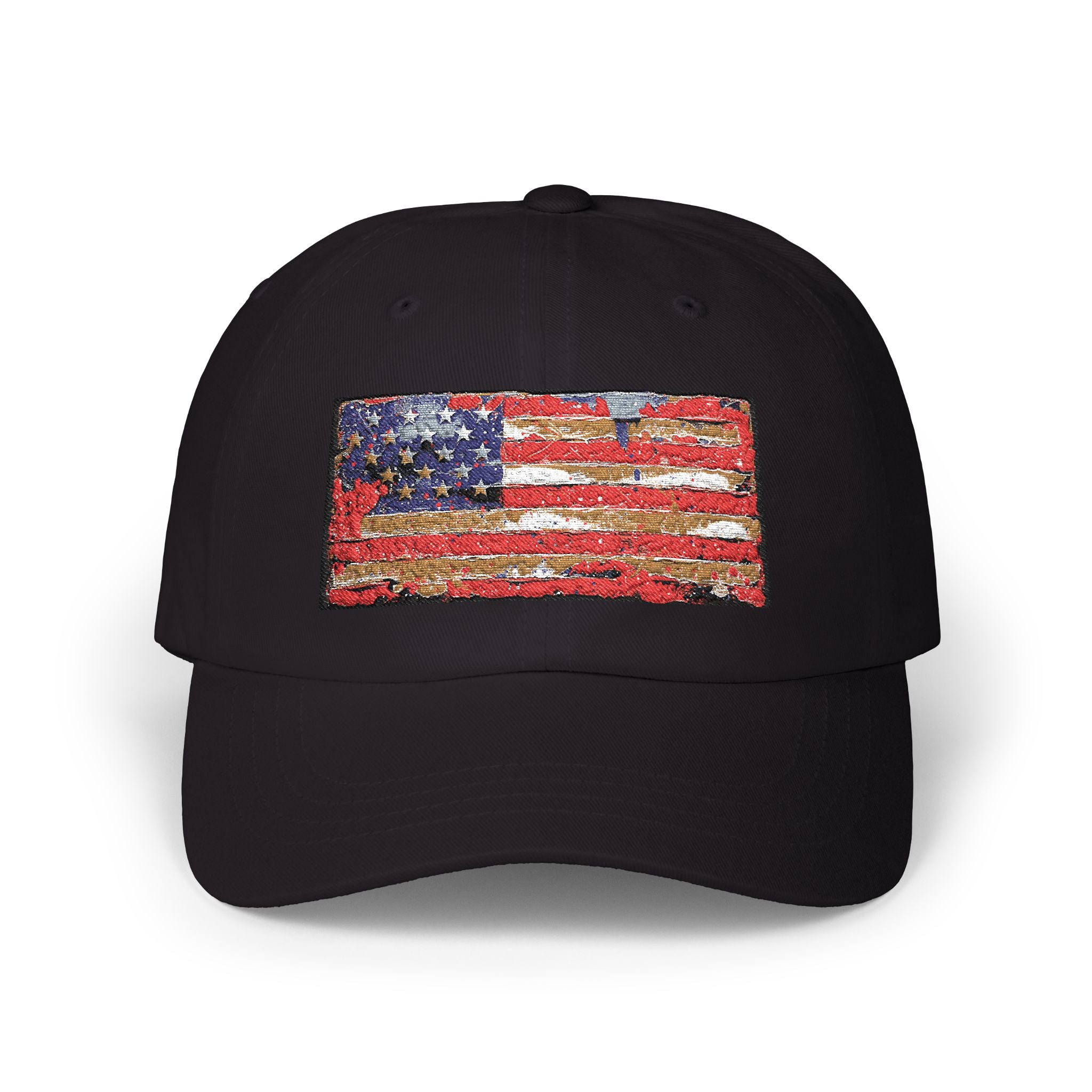 American Sequin Flag Dad Cap – Patriotic Classic Baseball Hat