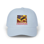 Freedom Eagle Dad Cap — Patriotic Embroidered Baseball Hat