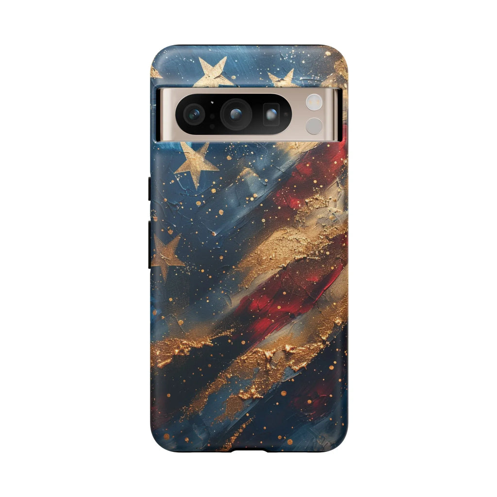 Patriotic Phone Case, Tough Cases with American Flag Design, Stylish Phone Accessories, USA Pride Gift, Durable Cases for All Occasions - 250 USA Celebration