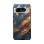 Patriotic Phone Case, Tough Cases with American Flag Design, Stylish Phone Accessories, USA Pride Gift, Durable Cases for All Occasions - 250 USA Celebration