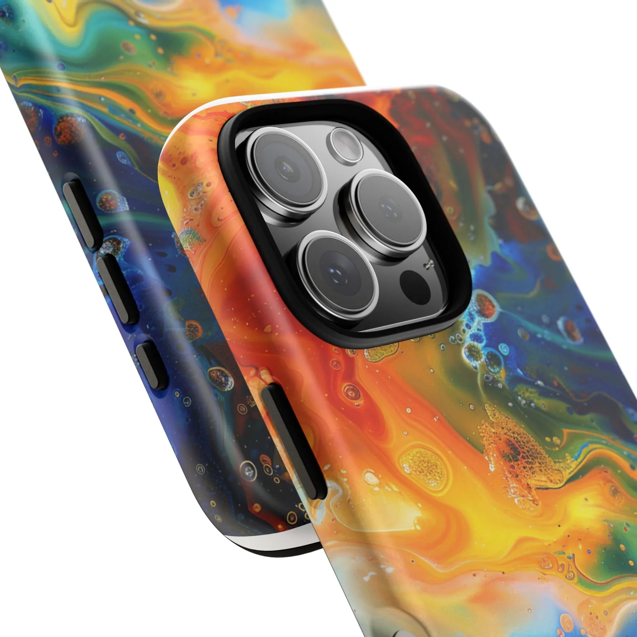 Abstract Colorful Swirl Phone Case | Tough Protective iPhone Cover - 250 USA Celebration