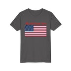 All American Teen Youth Tee - Patriotic American Flag Shirt for Teens
