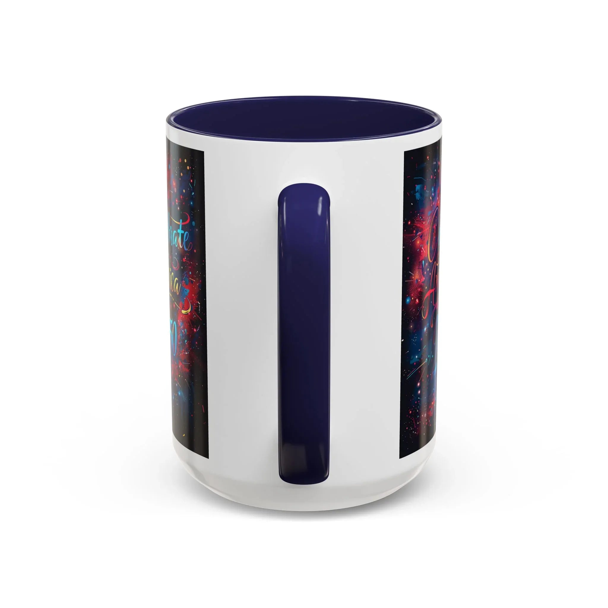 Celebrate America 250 Mug | Accent Coffee Mug 11oz 15oz - 250 USA Celebration