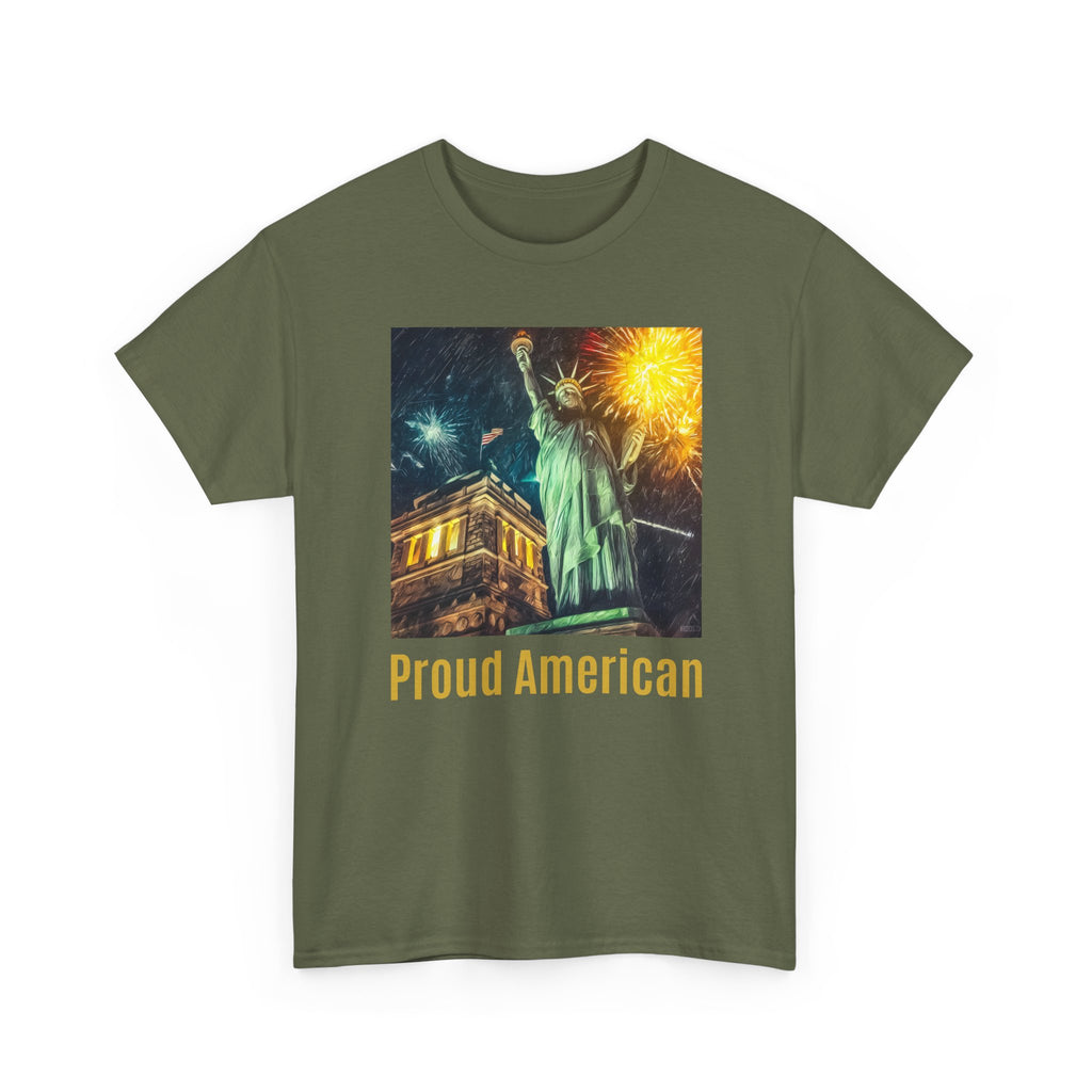 Bald Eagle Illustration Happy Birthday America 250 T-Shirt | Patriotic Eagle Tee