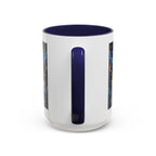 Santa Sleigh with Reindeer Coffee Mug | Christmas Moon Accent Mug - 250 USA Celebration