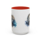 American Bald Eagle watercolor, Coffee Mug | Patriotic flag design - 250 USA Celebration