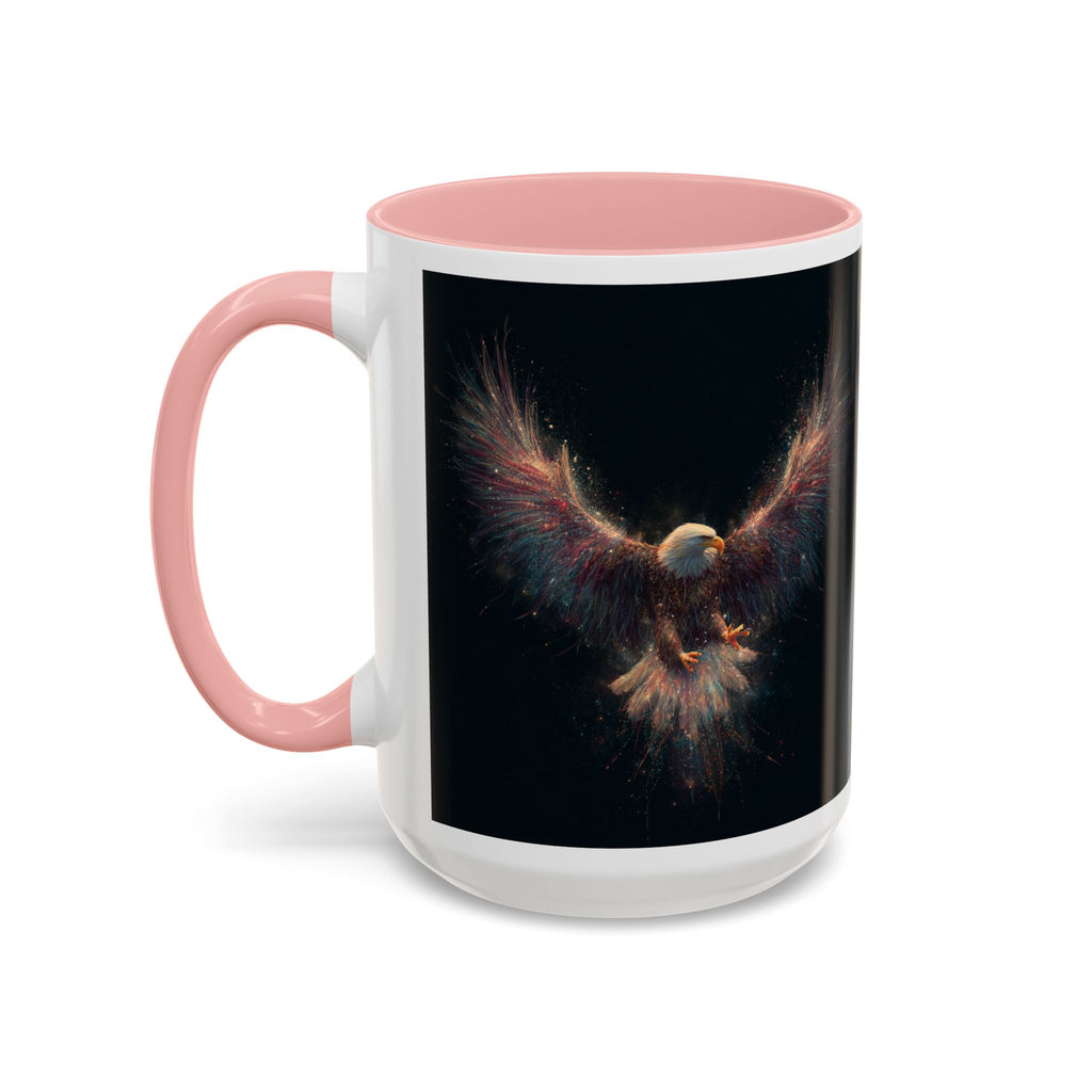 Fiery Flying Eagle Mug | Accent Coffee Mug 11oz 15oz