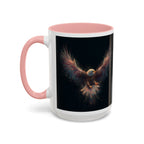Fiery Flying Eagle Mug | Accent Coffee Mug 11oz 15oz