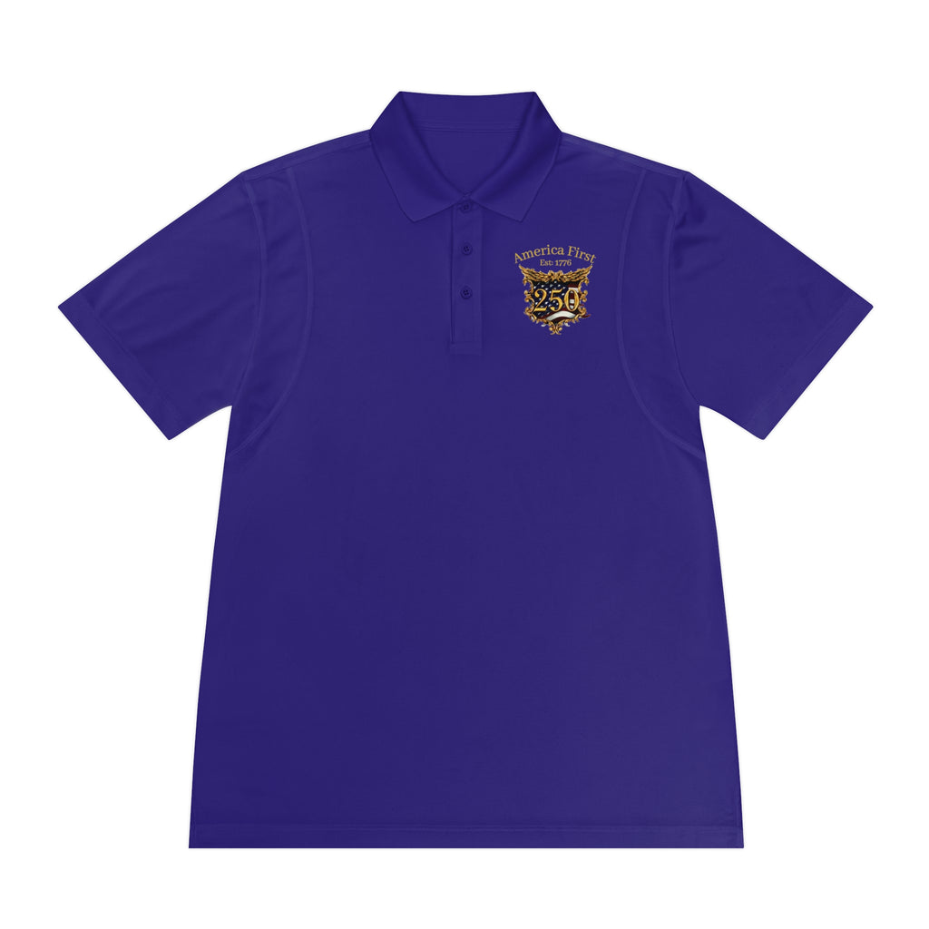 Men's Sport Polo Shirt — American Pride Eagle Shield Polo
