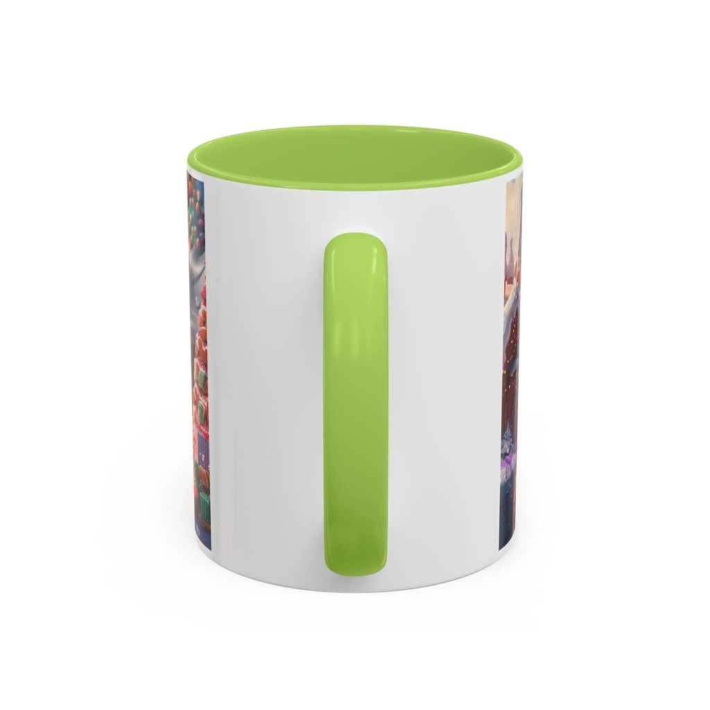 Festive Santa Accent Coffee Mug, Christmas Gift, Holiday Decor, Winter Wonderland, Hot Cocoa Mug, Seasonal Drinkware - 250 USA Celebration