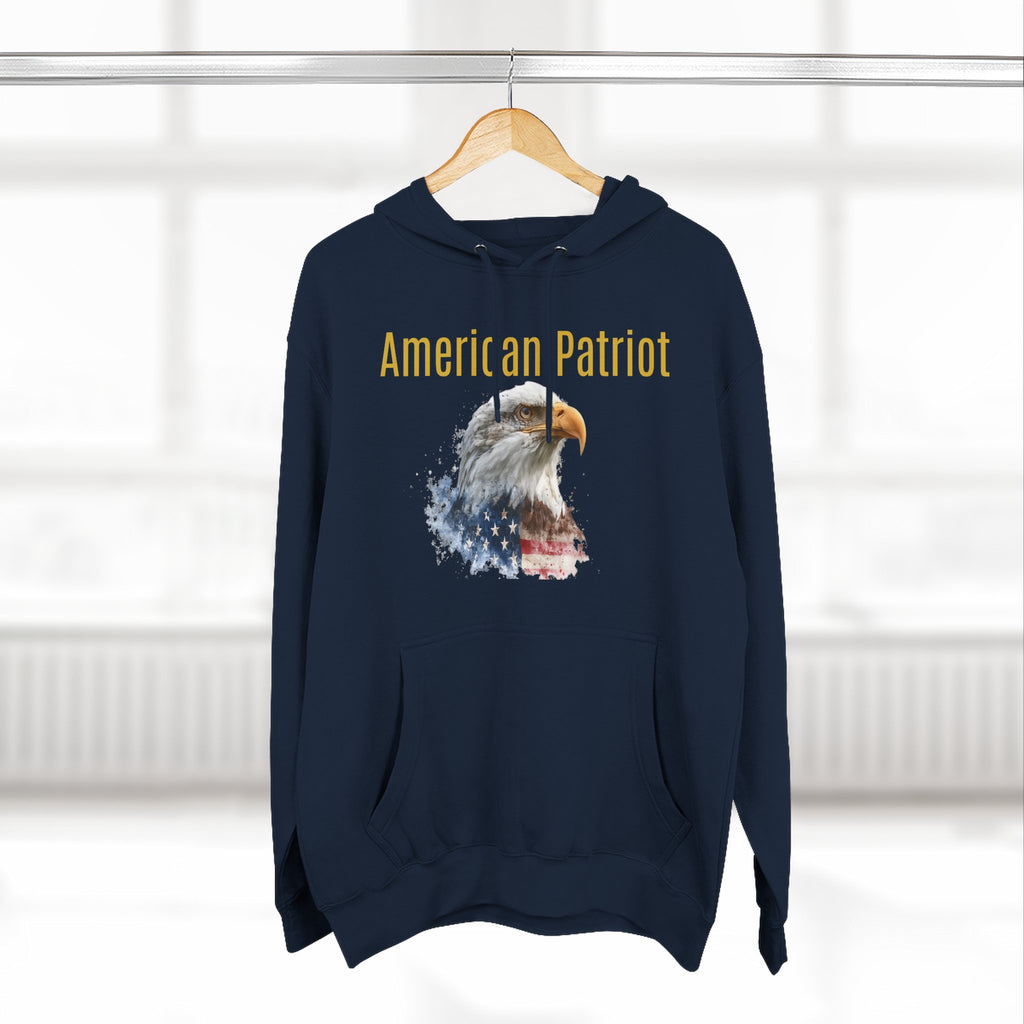 Official 250th American Patriot Hoodie Bald Eagle