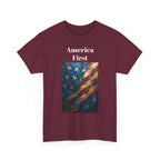 Vintage American Flag Tee, Patriotic Apparel, Independence Day Shirt, Unisex Cotton T-Shirt, Memorial Day Gift, America First Design - 250 USA Celebration