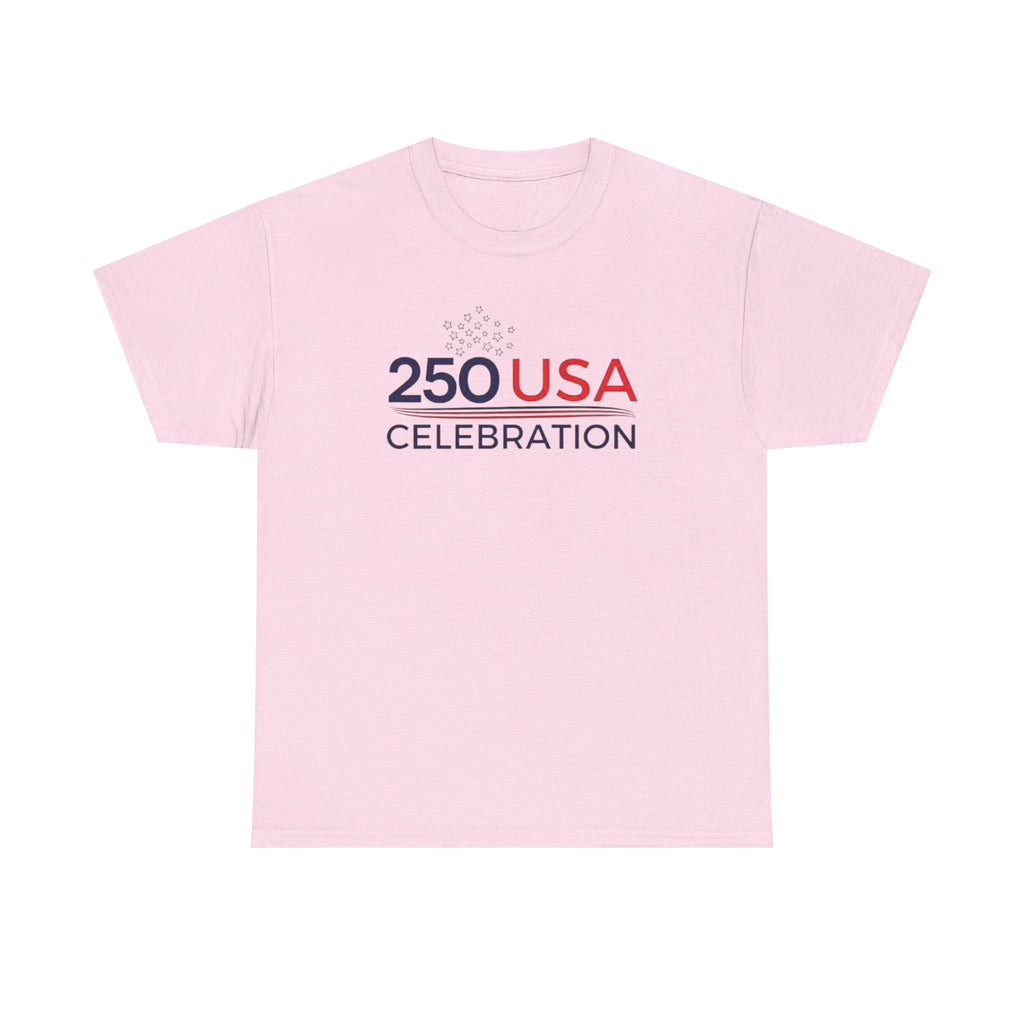 America 250 Tee Shirt | Official 250th Anniversary Edition - 250 USA Celebration Chest Logo Tee | Fourth of July Americana T-Shirt