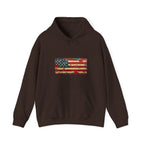 We The People distressed American flag Hoodie | Patriotic Constitution design - 250 USA Celebration