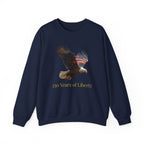 America 250 American Eagle Flag  | Official 250th Anniversary Edition - American Flag Bald Eagle Sweatshirt | Patriotic Eagle Crewneck