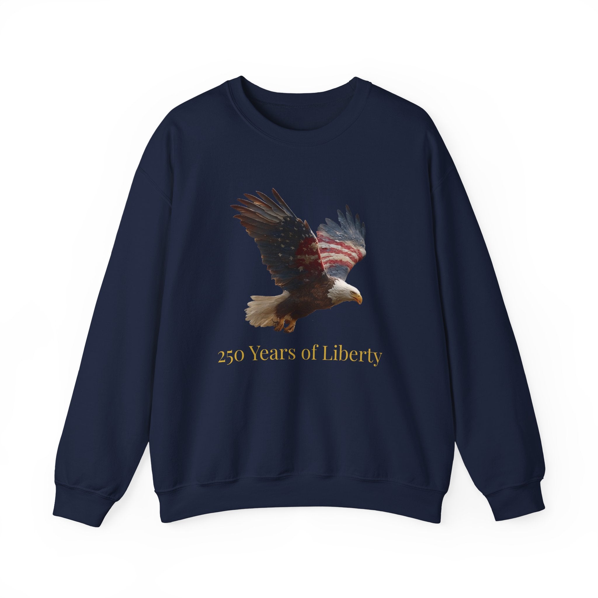 America 250 American Eagle Flag  | Official 250th Anniversary Edition - American Flag Bald Eagle Sweatshirt | Patriotic Eagle Crewneck