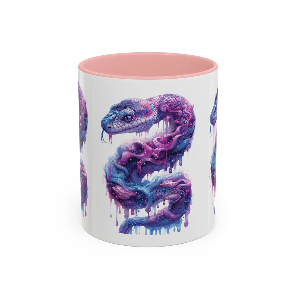 Psychedelic Ouroboros Snake Mug | Rainbow Galaxy Fractal Mushrooms - 250 USA Celebration