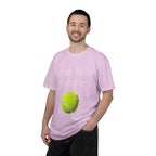 Focus Wins Matches Tennis Ball T-shirt | Tennis Graphic Tee - 250 USA Celebration