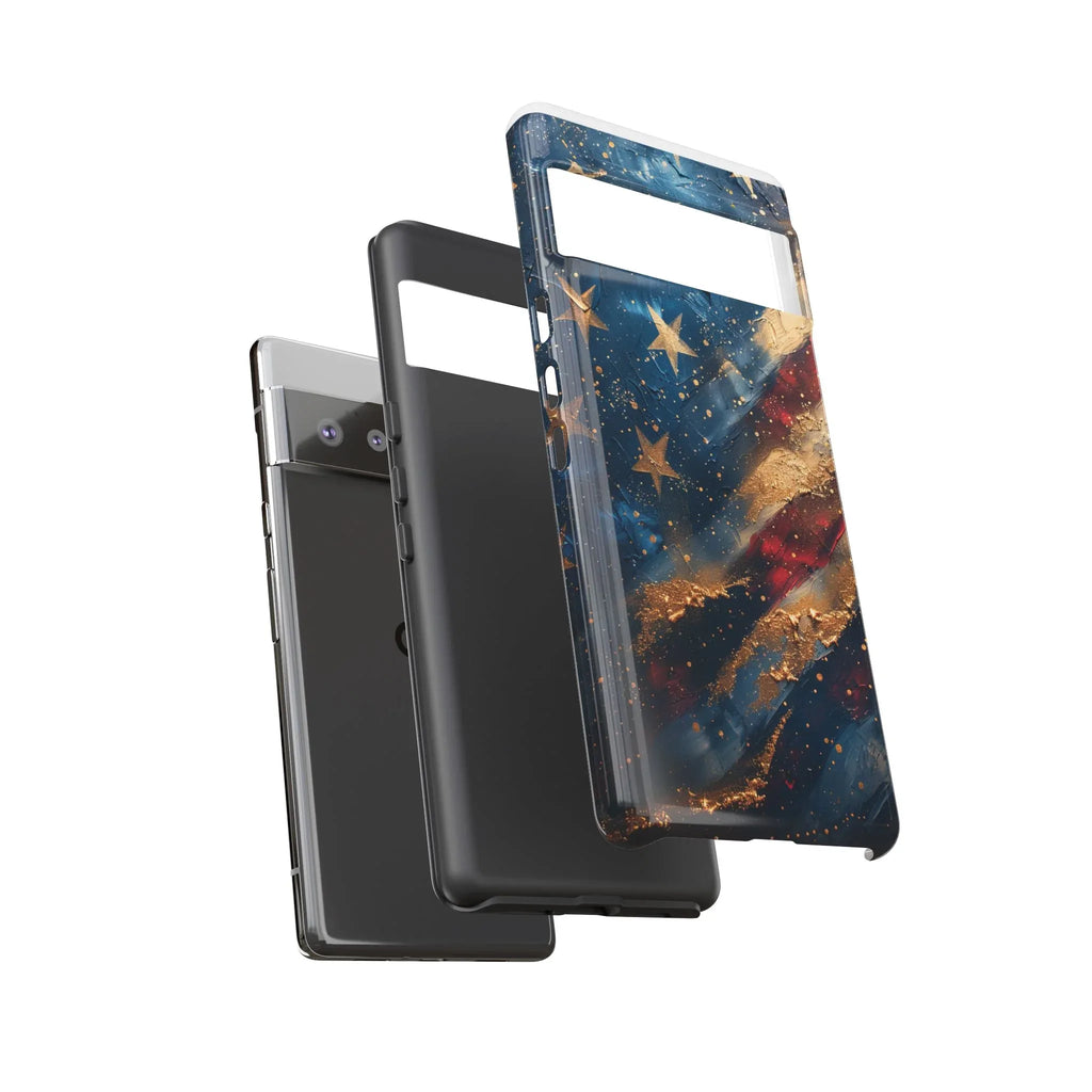 Distressed American Flag phone case | tough cases - 250 USA Celebration