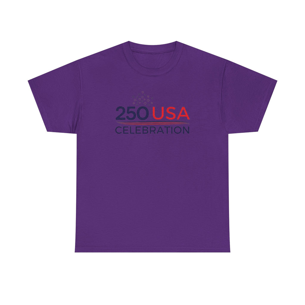 America 250 Tee Shirt | Official 250th Anniversary Edition - 250 USA Celebration Chest Logo Tee | Fourth of July Americana T-Shirt