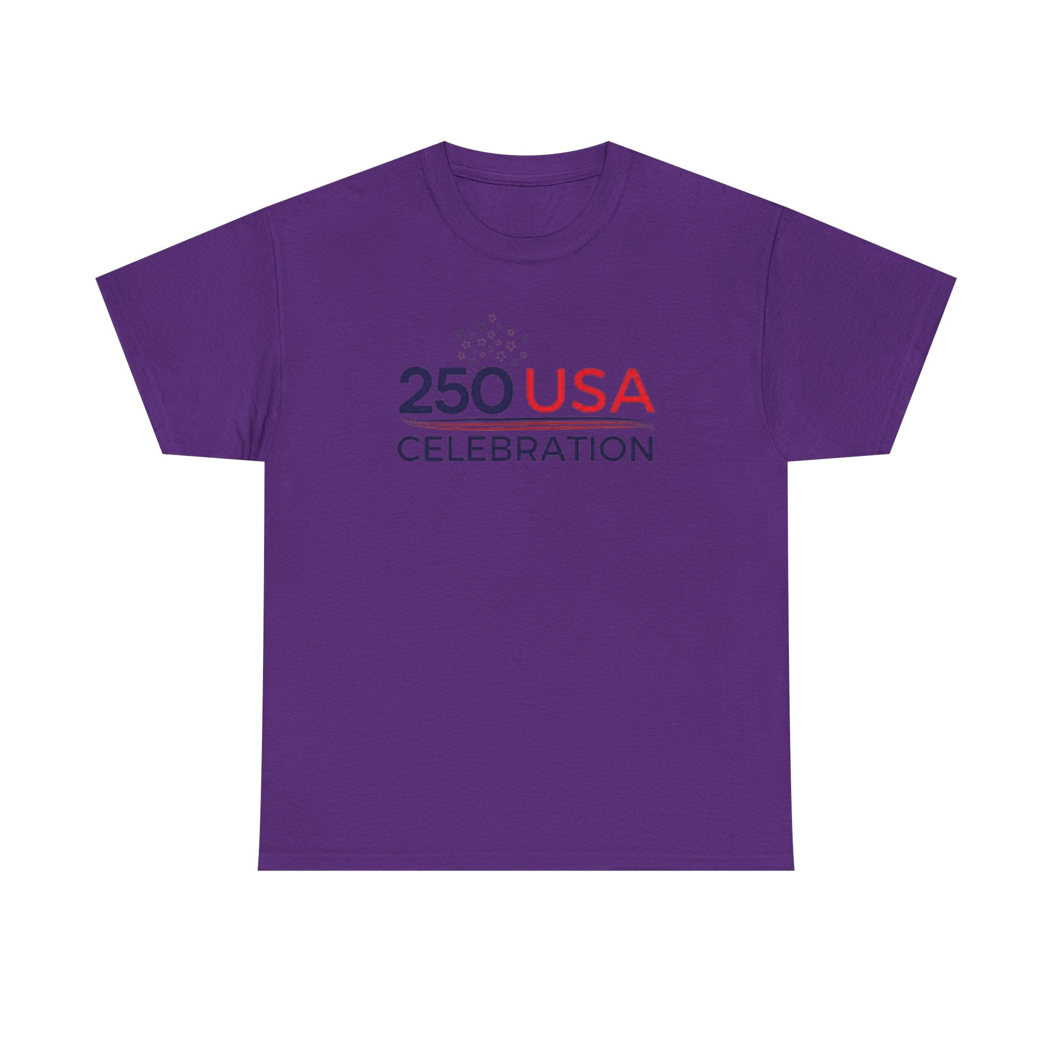 America 250 Tee Shirt | Official 250th Anniversary Edition - 250 USA Celebration Chest Logo Tee | Fourth of July Americana T-Shirt