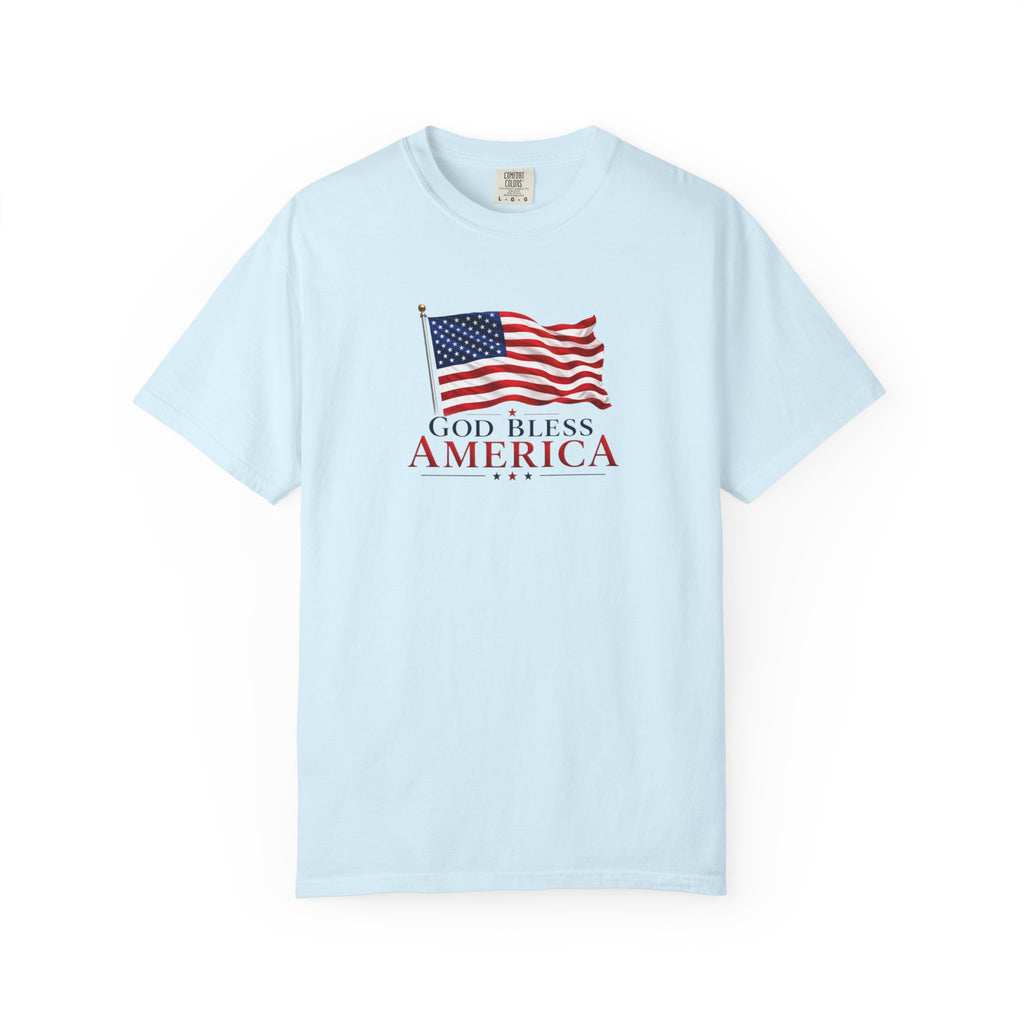 Official God Bless America Flag Patriotic T-Shirt