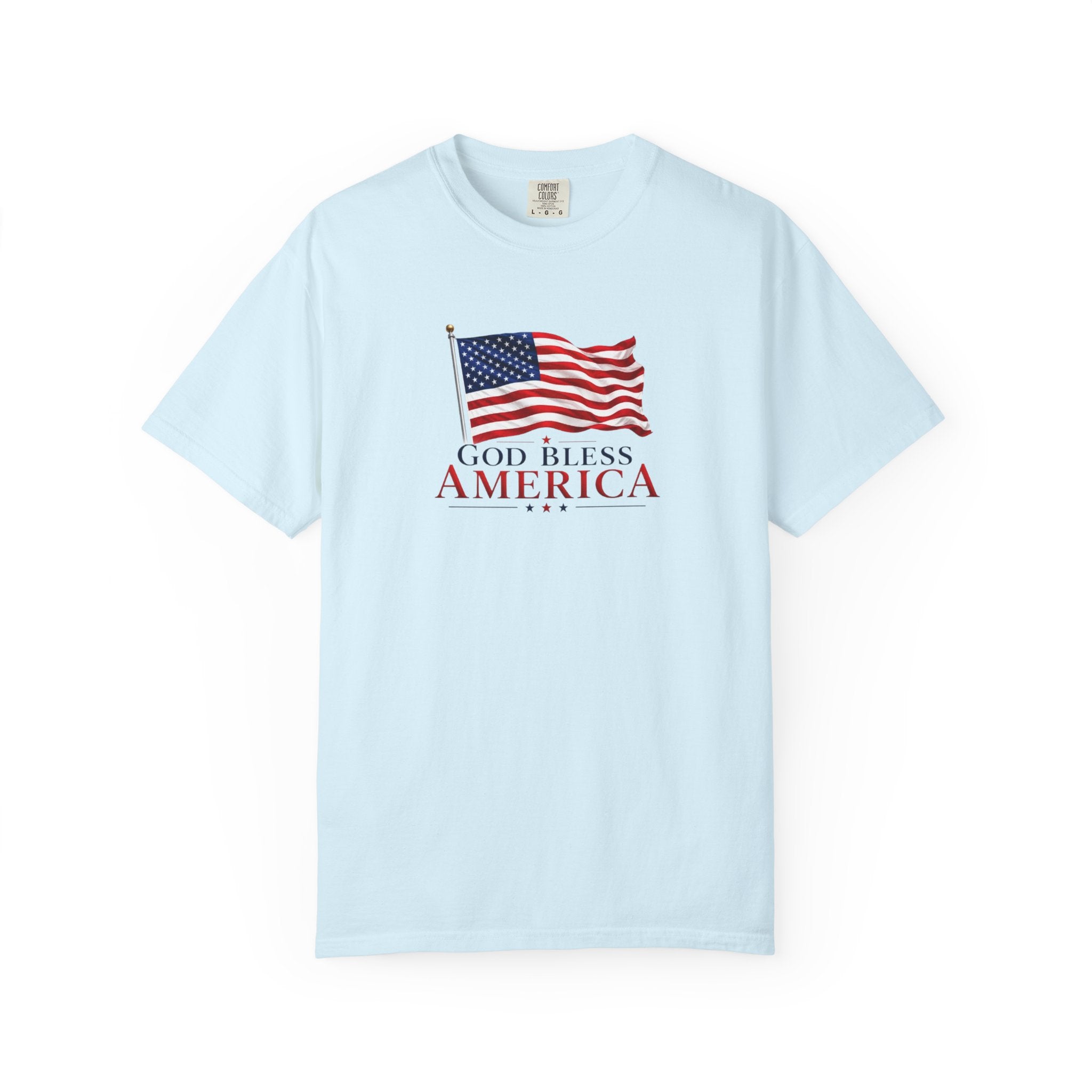 Official God Bless America Flag Patriotic T-Shirt