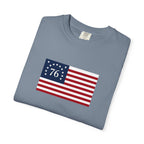 Patriot Graphic T-Shirt — Bold Red Text Tee for Patriotic Holidays