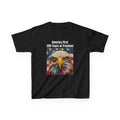 America First Eagle Kids T-Shirt – "250 Years of Freedom" Patriotic Tee