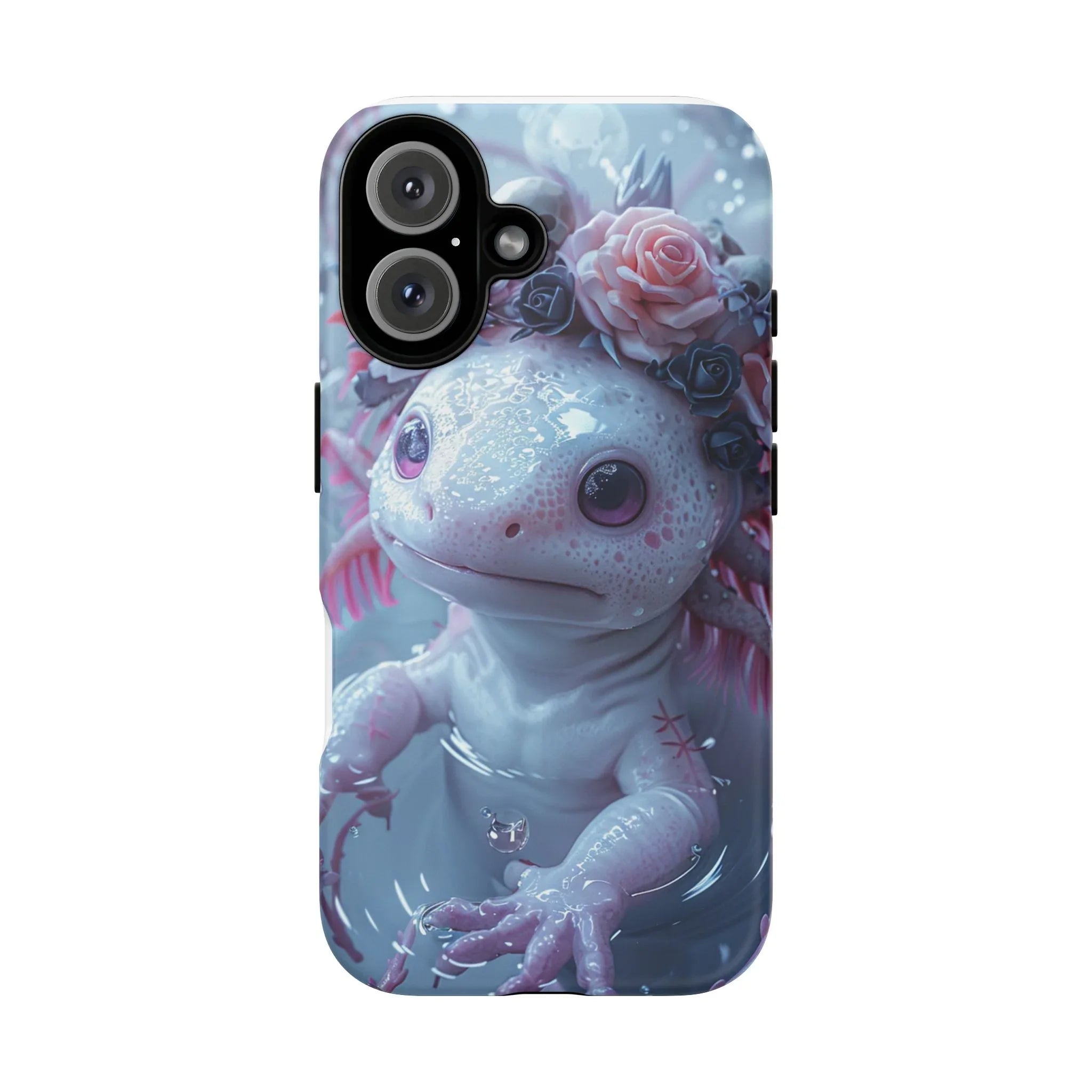 Goth Axolotls Tough Cases | Cute Creepy Axolotl Phone Case, Gloomycore Aesthetic - 250 USA Celebration