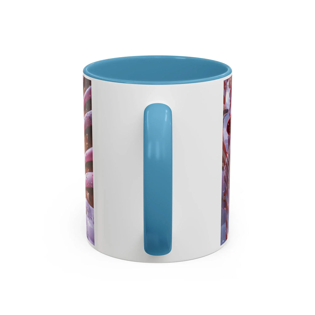 Festive Santa Candy Wonderland Mug | Holiday Santa Claus Candy Cane Forest - 250 USA Celebration